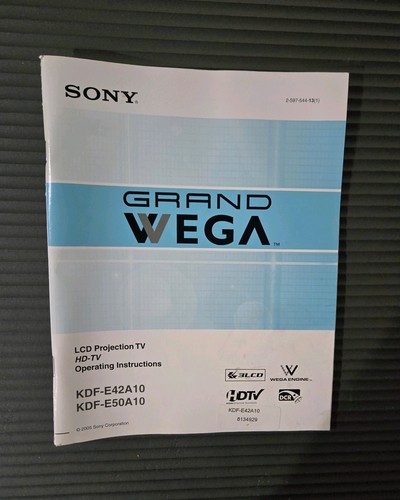 Sony grand wega kdf - grand, kdf-42e2000