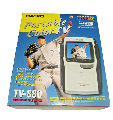Casio 880 portatile a - tv-880, tv