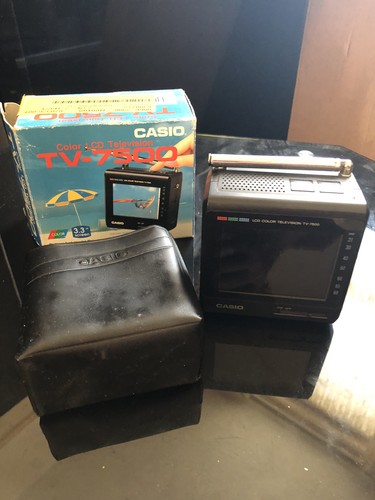 Casio 7500 colour - lcd, tv