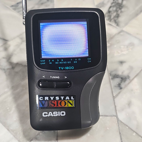 Casio crystal vision 1800b - casio, tv-1800b